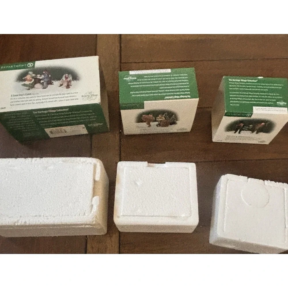 Dept 56 Dickens Village Lot Accessory Sets Ale Mates Good Days Catch Town Crier